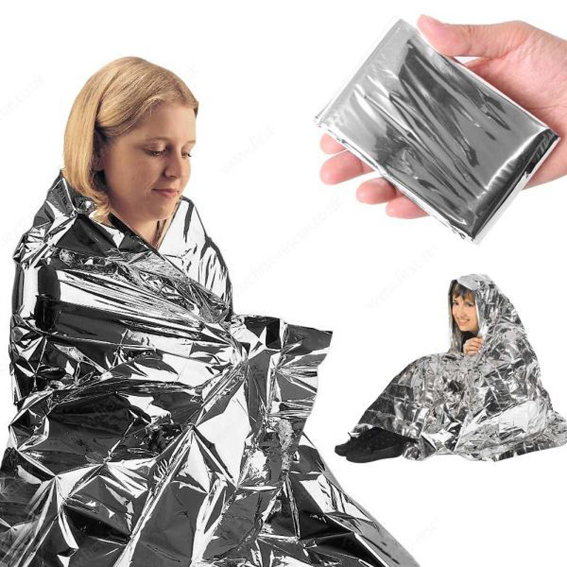 Emergency Mylar Tent - Emergent Blanket Mylar Thermal Outdoor Survive