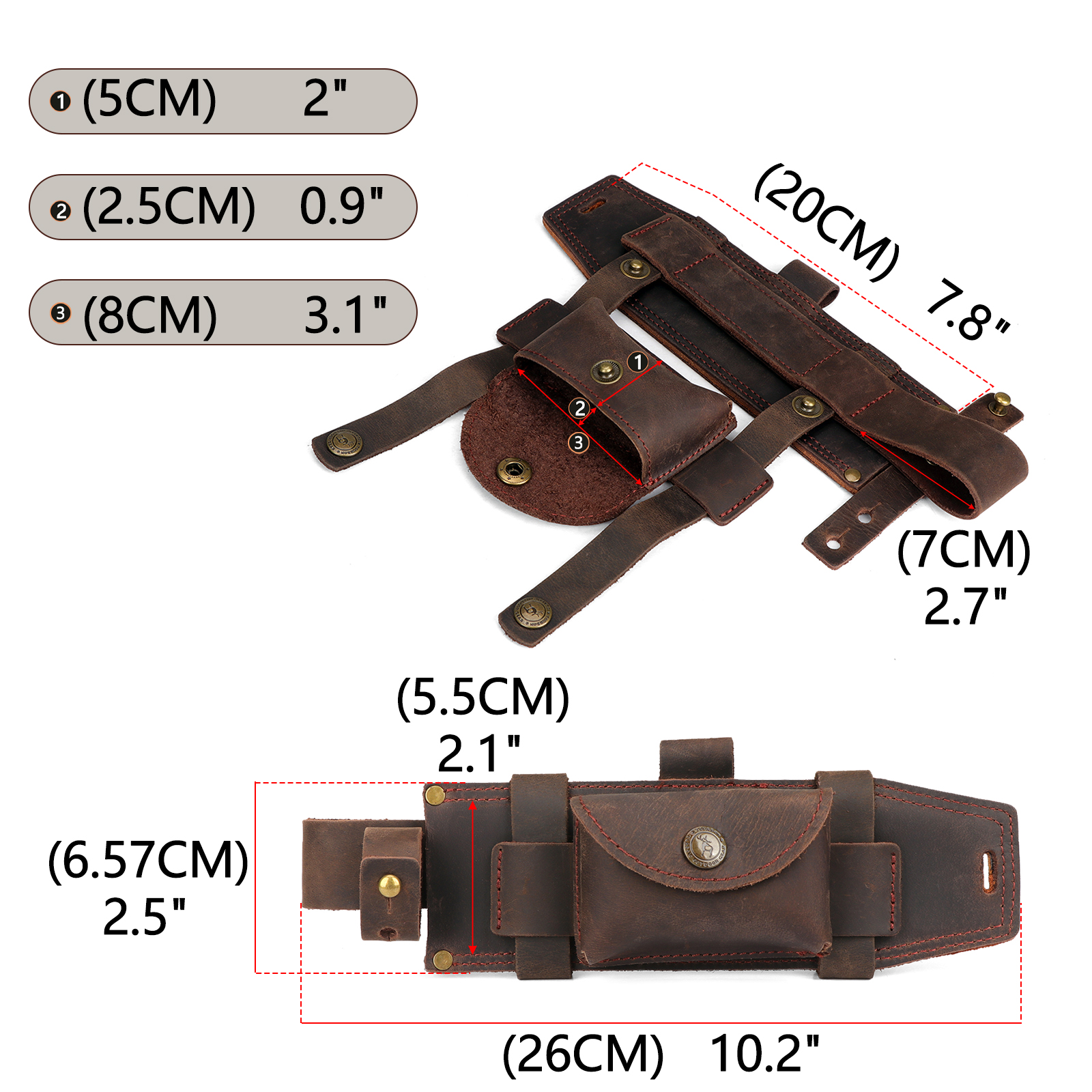 Tourbon Camping Leather thKnif - Bushcraft Knife Fixed review and price
