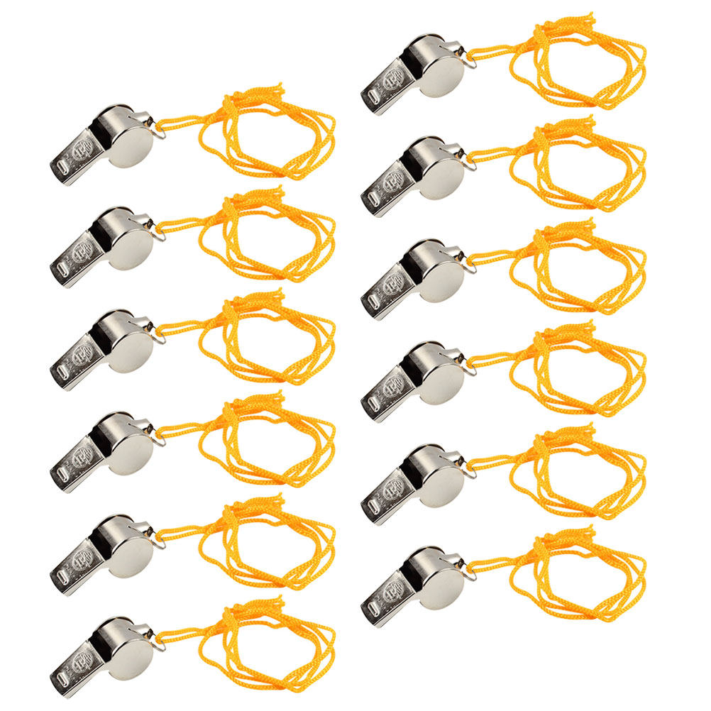 12Pcs Premium Metal Whistle Lo - Emergency Whistle Loud review and price