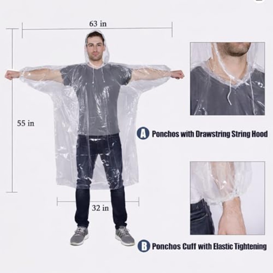 Mindful Design Rain Ponchos wi - Emergency Poncho Rain review and price