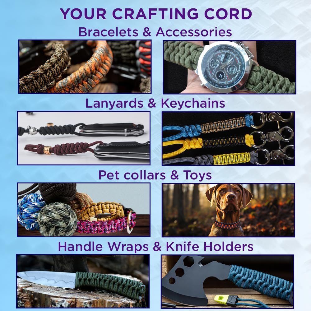 Reflective Paracord Rope 1000f - Para Cord 1000Ft review and price