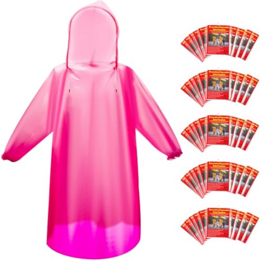 and and Disposable Rain Poncho - Emergency Poncho Rain review and price