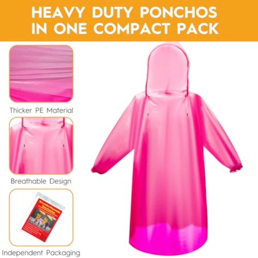 and and Disposable Rain Poncho - Emergency Poncho Rain review and price