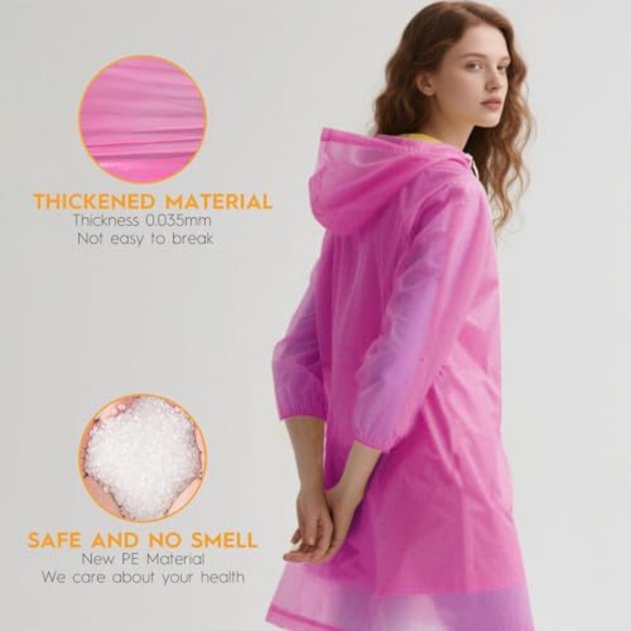 and and Disposable Rain Poncho - Emergency Poncho Rain review and price