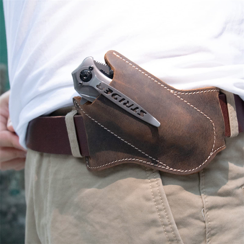 1PC Leather Knives Sheaths Fol - Fire Starting Kit review and price