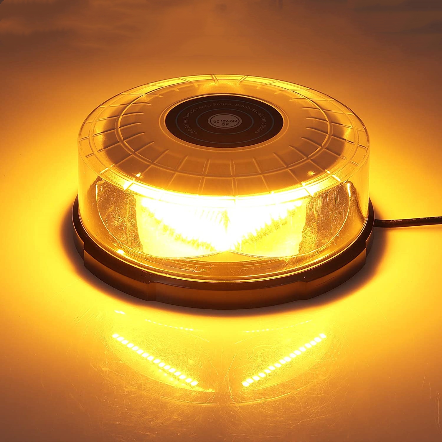 Yellow 24 LED Car Roof Ceiling - Sos Light Strobe review and price