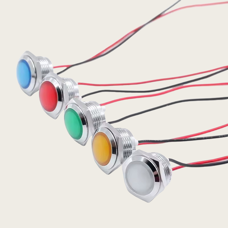 12mm 16mm 19mm 22mm Metal LED  - Signal Panel Orange review and price