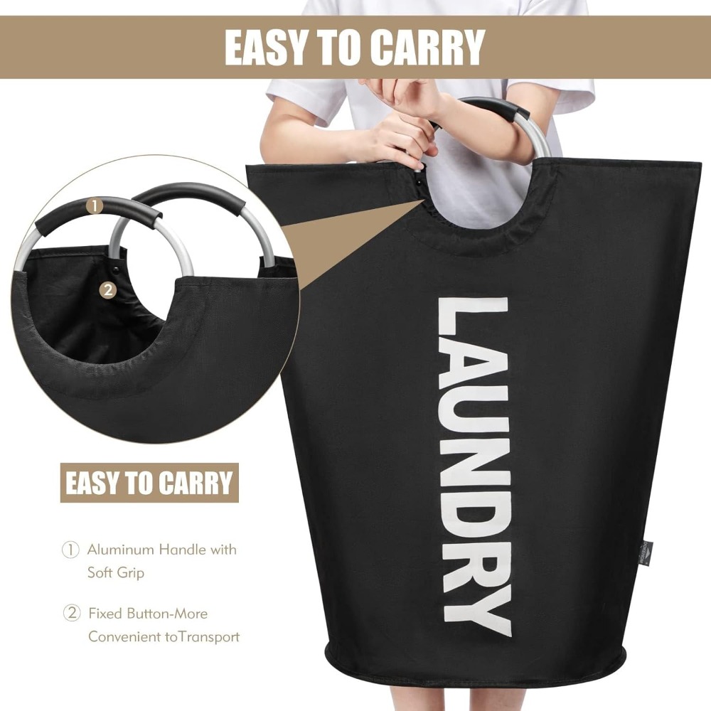 1pc Large Laundry Basket，Colla - Water Bag Collapsible review and price