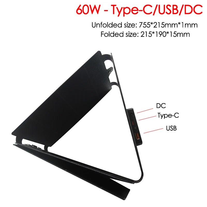 30W 60W Foldable Solar Panel B - Solar Emergency Charger review and price