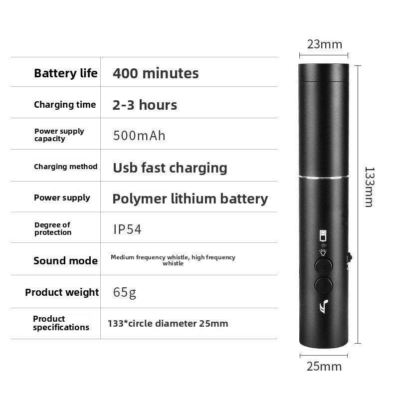 New LED Flashlight Electronic  - Emergency Whistle Loud review and price