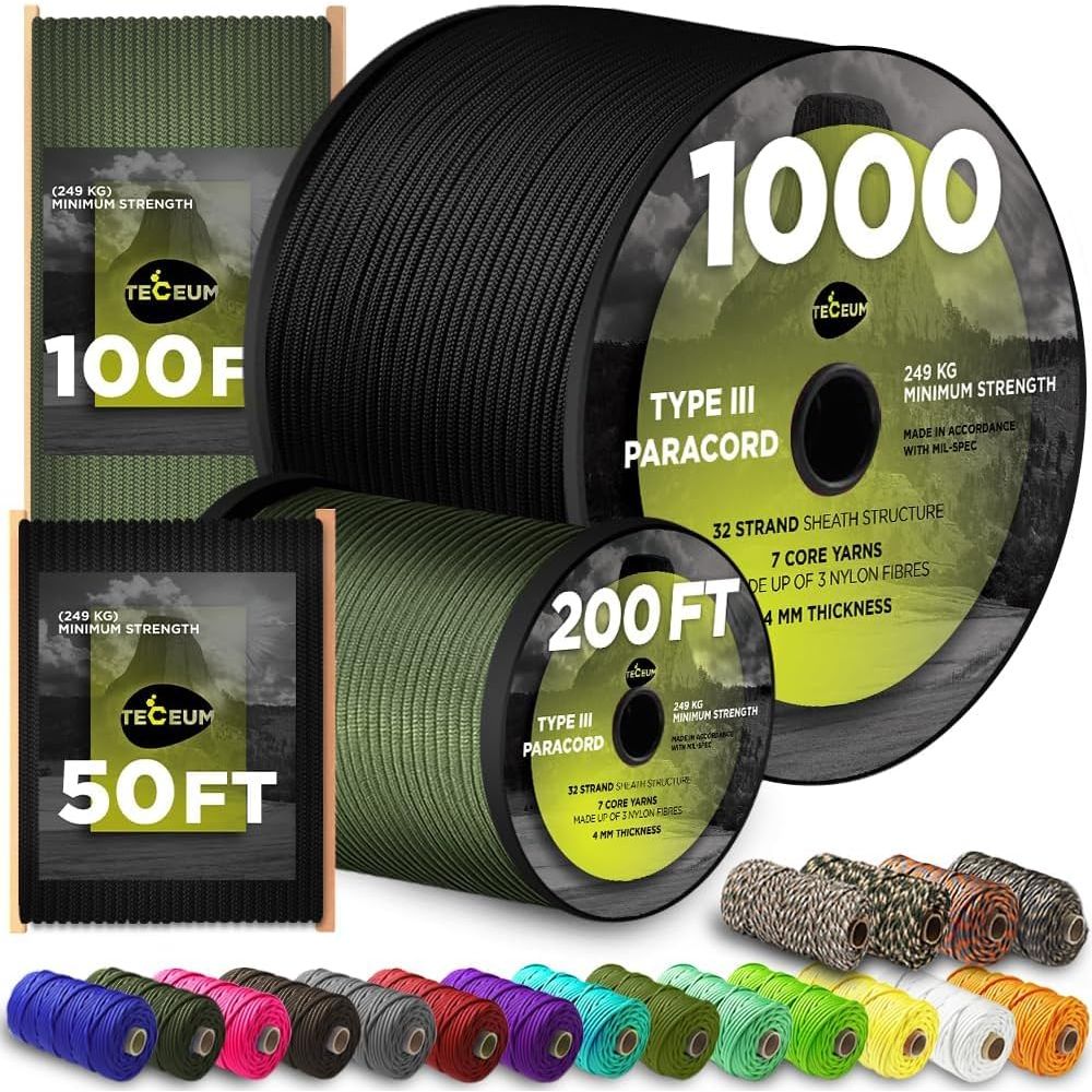 5/32 1000ft Paracord Rope - 20 - Para Cord 1000Ft review and price