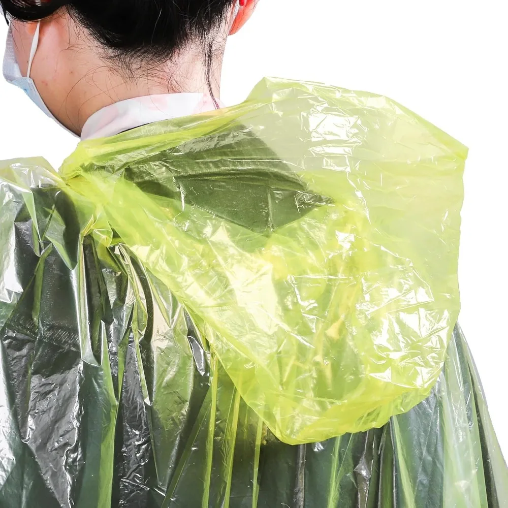 20 Pack Disposable Rain Poncho - Emergency Poncho Rain review and price