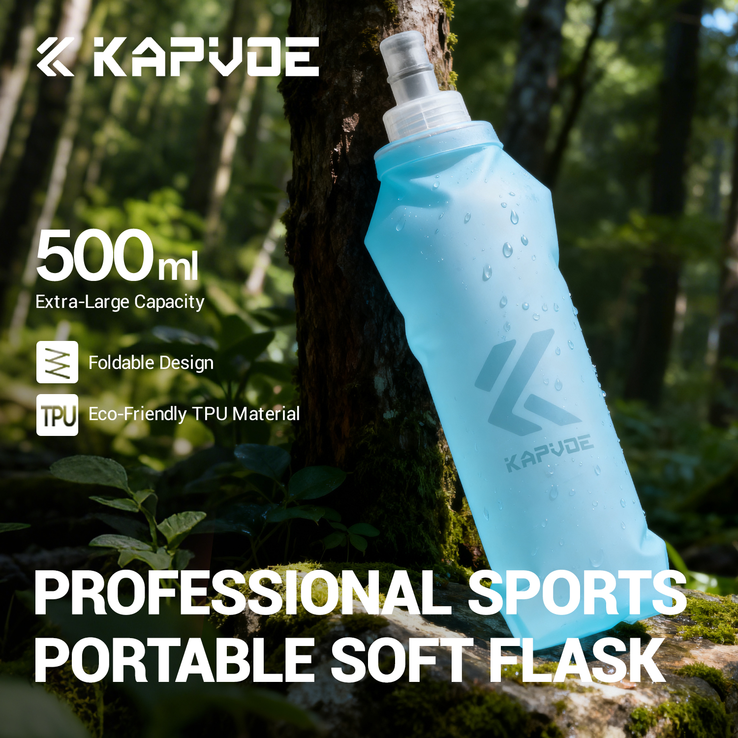 Kapvoe Soft Water Bottle Foldi - Water Bag Collapsible review and price