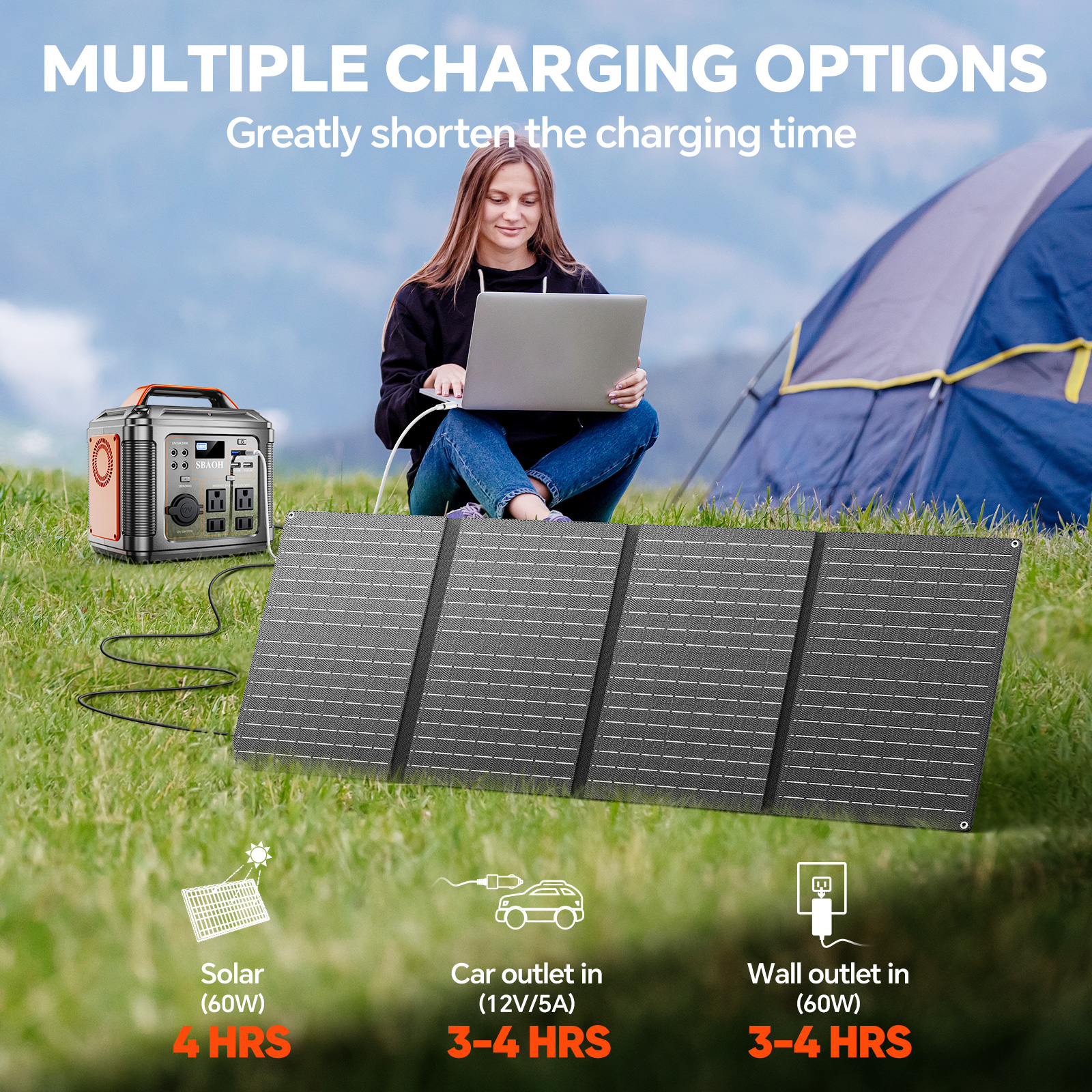 300W Portable Power Station, 2 - Solar Emergency Charger review and price