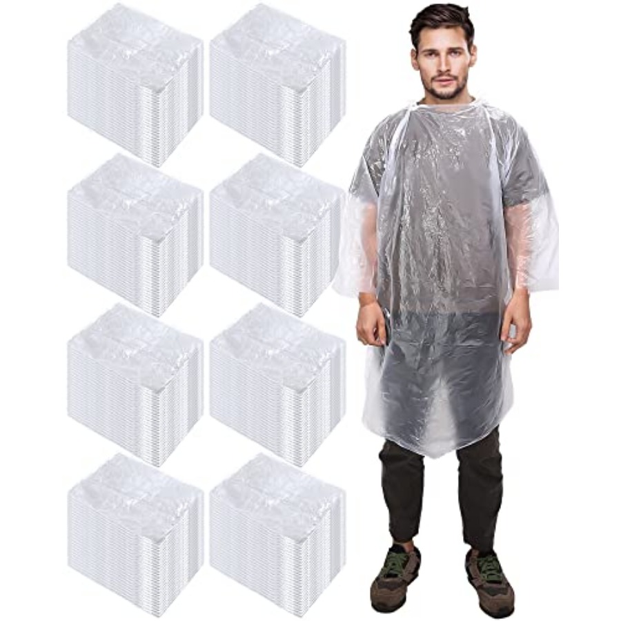 120 Pack Disposable Rain Ponch - Emergency Poncho Rain review and price