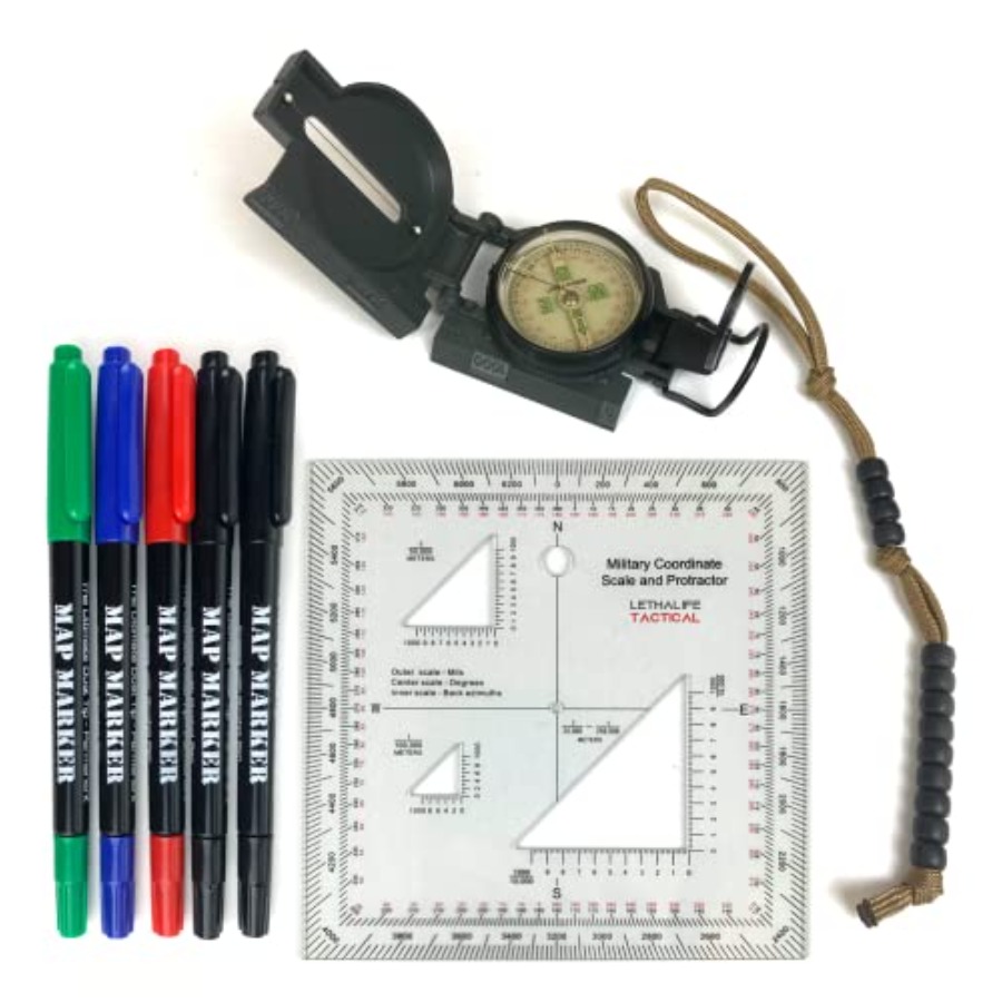 Land Nav Kit with Lensatic Com - Compass Lensatic review and price
