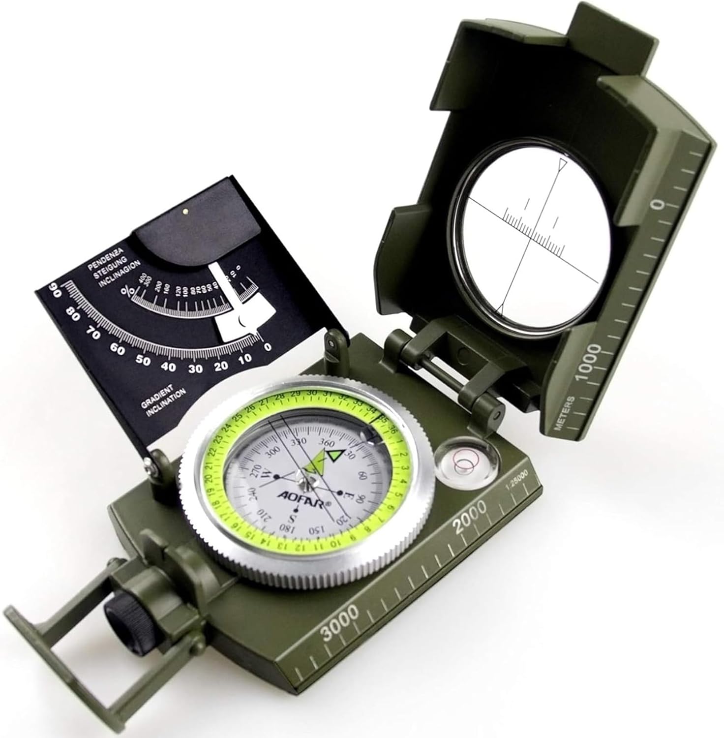 Military Compass for Hiking, L - Compass Lensatic review and price