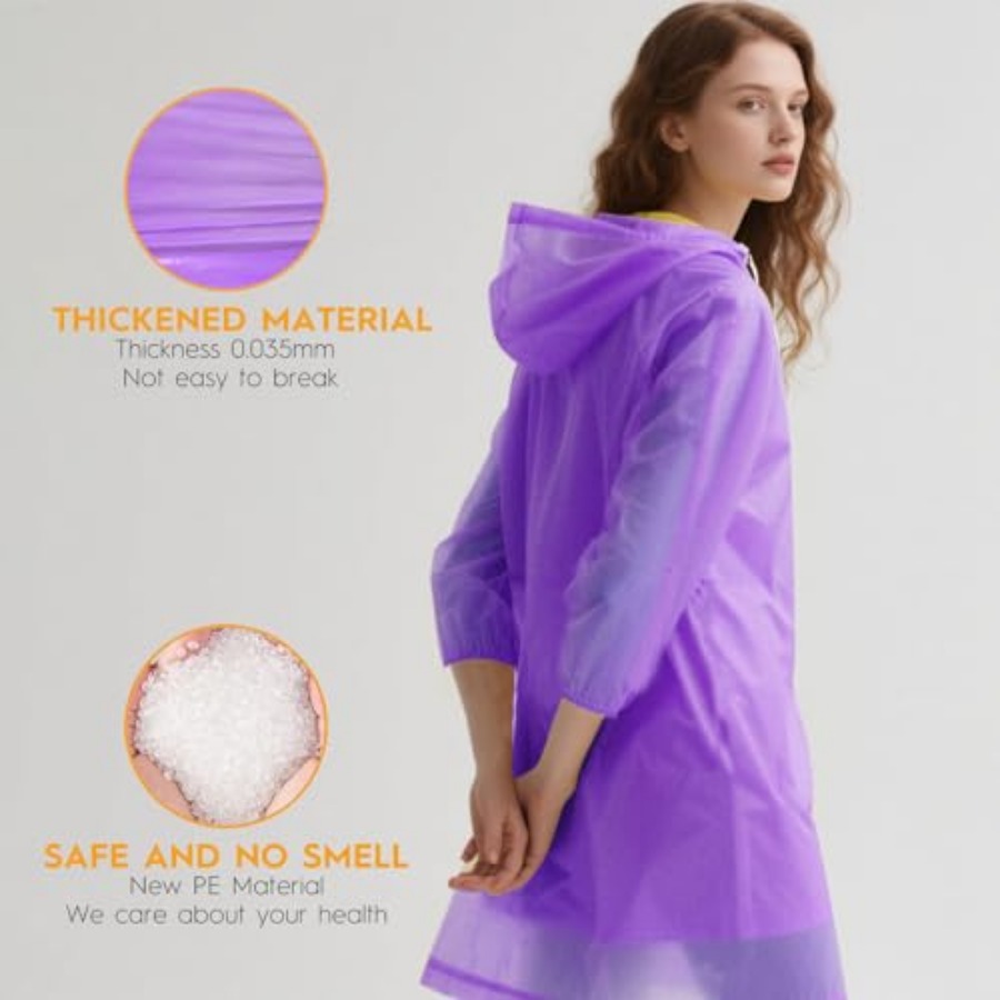 and and Disposable Rain Poncho - Emergency Poncho Rain review and price