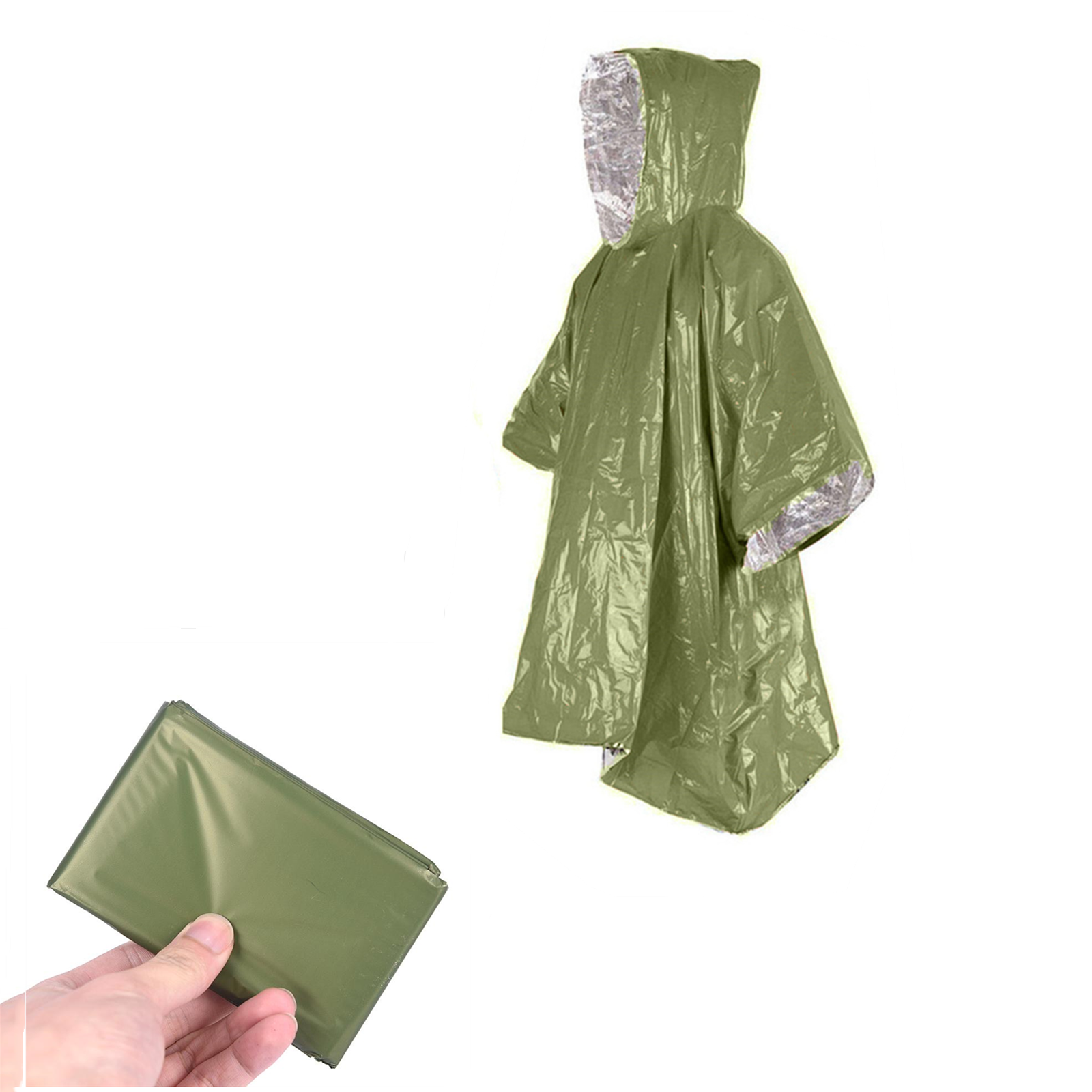 Emergency Disposable Aluminum  - Emergency Poncho Rain review and price