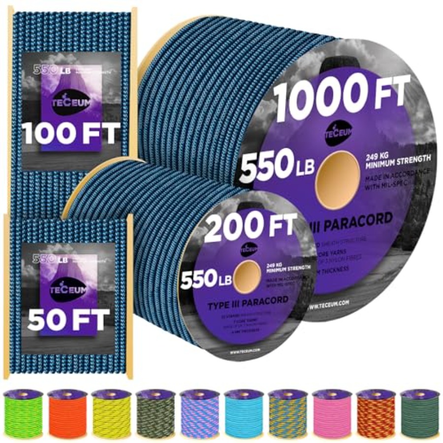 Reflective Paracord Rope 1000  - Para Cord 1000Ft review and price