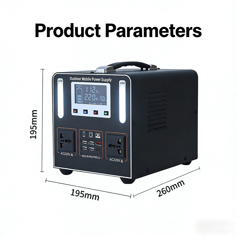 500W AC 220V Portable Power St - Solar Emergency Charger review and price