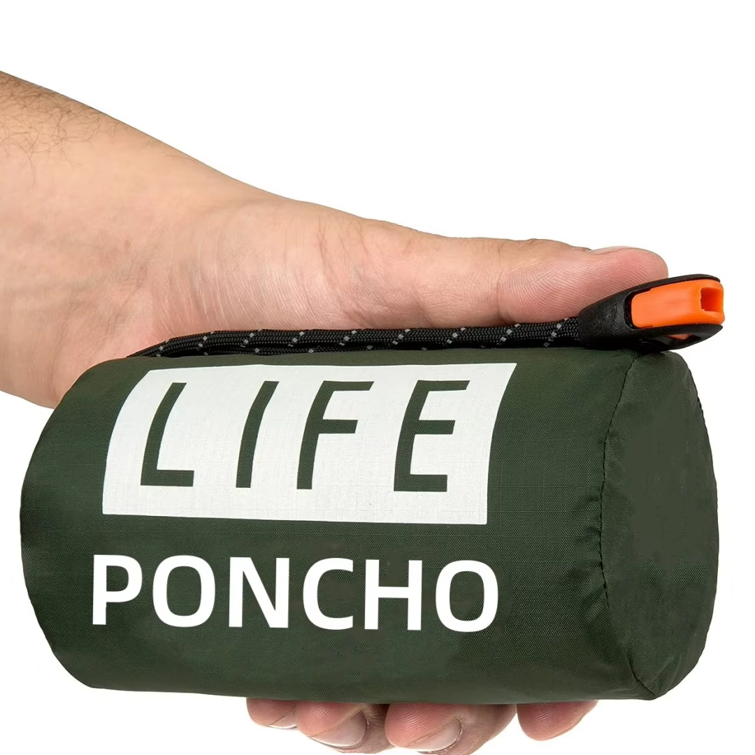 LIFE poncho Emergency Survival - Survival Blanket Reflective review and price