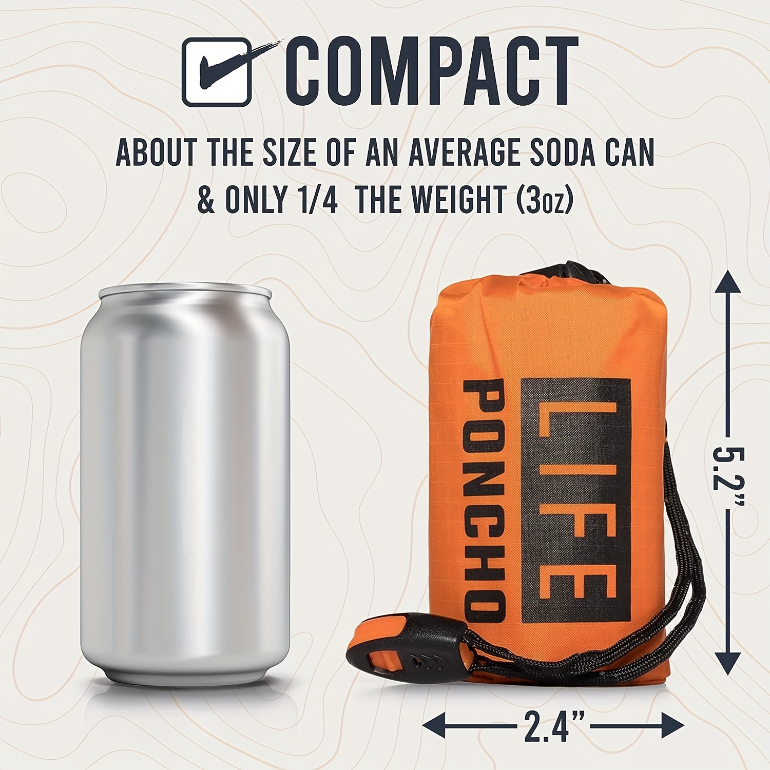Emergency Survival Rain Poncho - Survival Blanket Reflective review and price