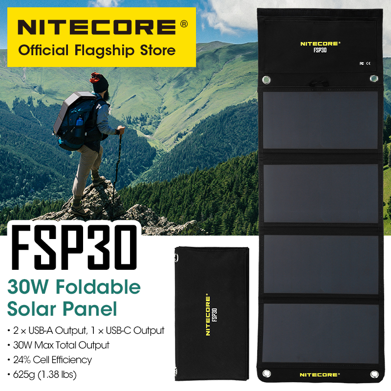 NITECORE FSP30 30W Portable So - Solar Emergency Charger review and price
