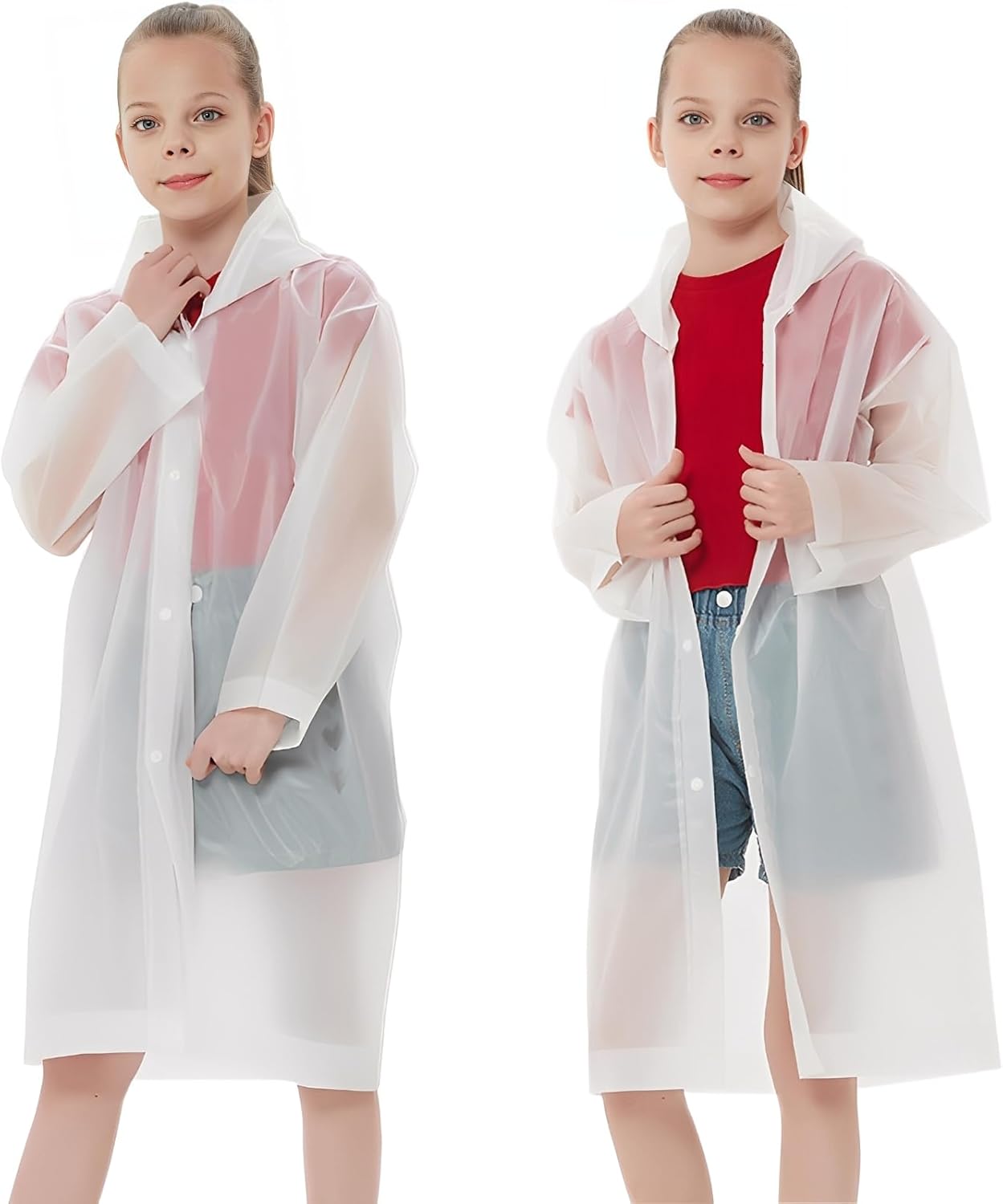 Kids Rain Ponchos Reusable wit - Emergency Poncho Rain review and price