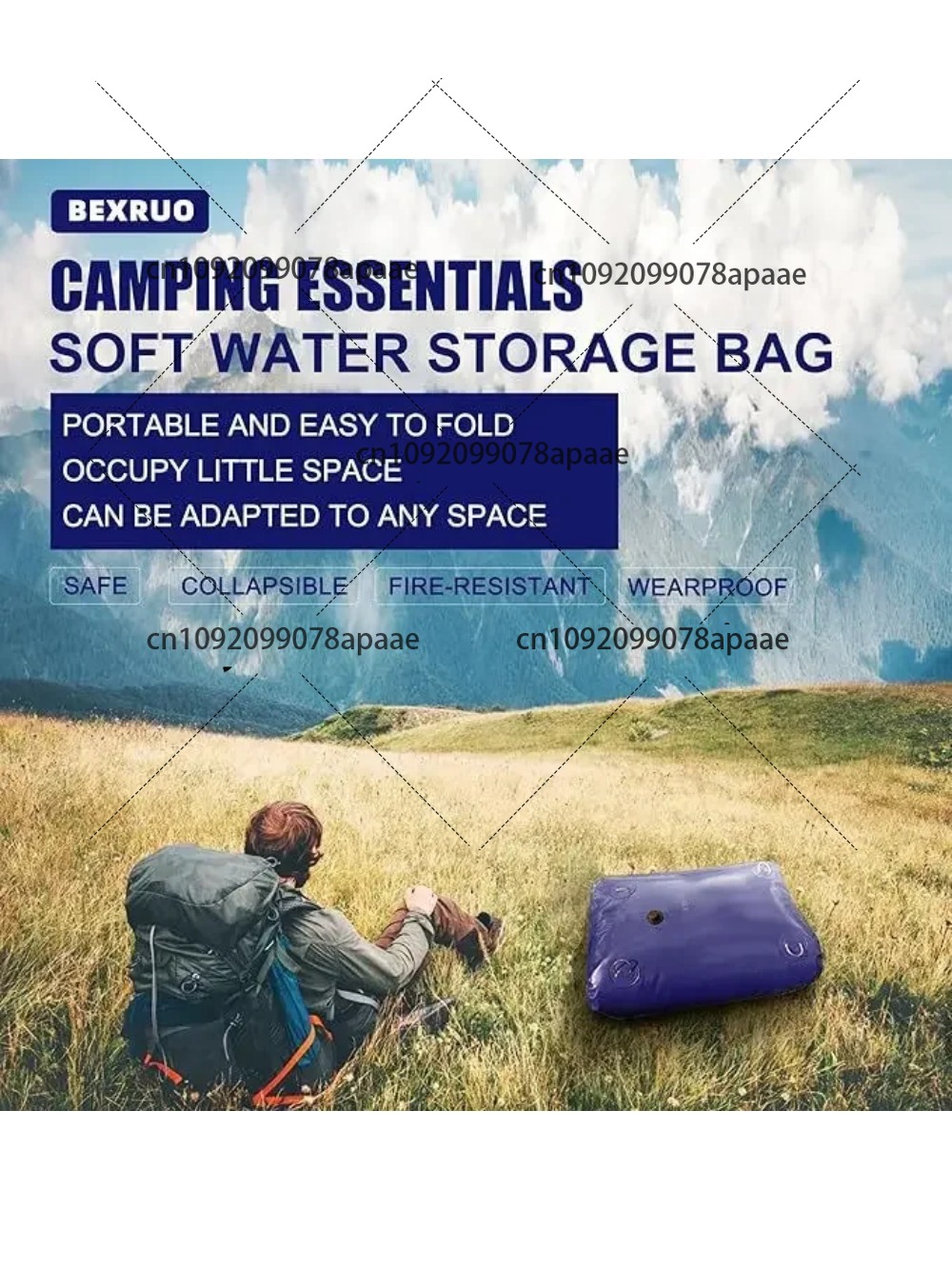 110L PVC Water Storage Bag, Po - Water Bag Collapsible review and price