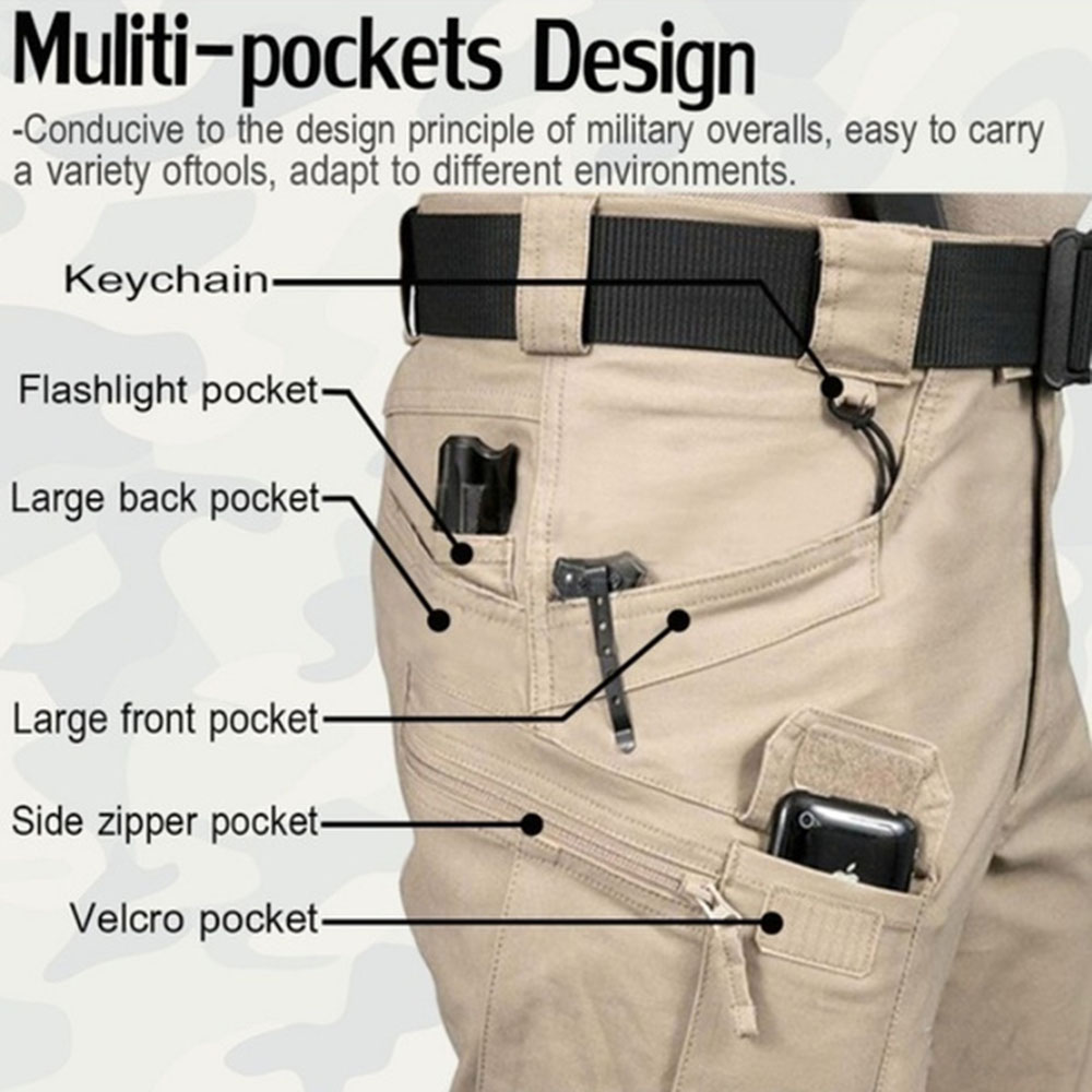 Men's Tactical Cargo Pants 6XL - Fishing Kit Compact review and price